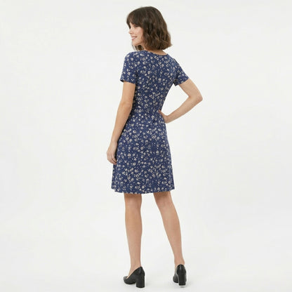 Robe femme coton fleurie été bohème robe vacances fluide élégante
