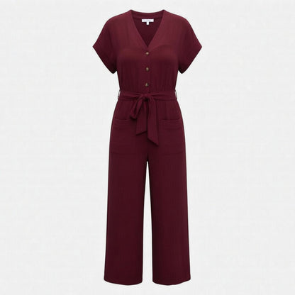 Pantalon homme coton élégant taille haute boutons devant printemps-été