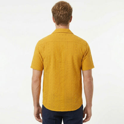 Chemise homme manches longues en coton pour le printemps été