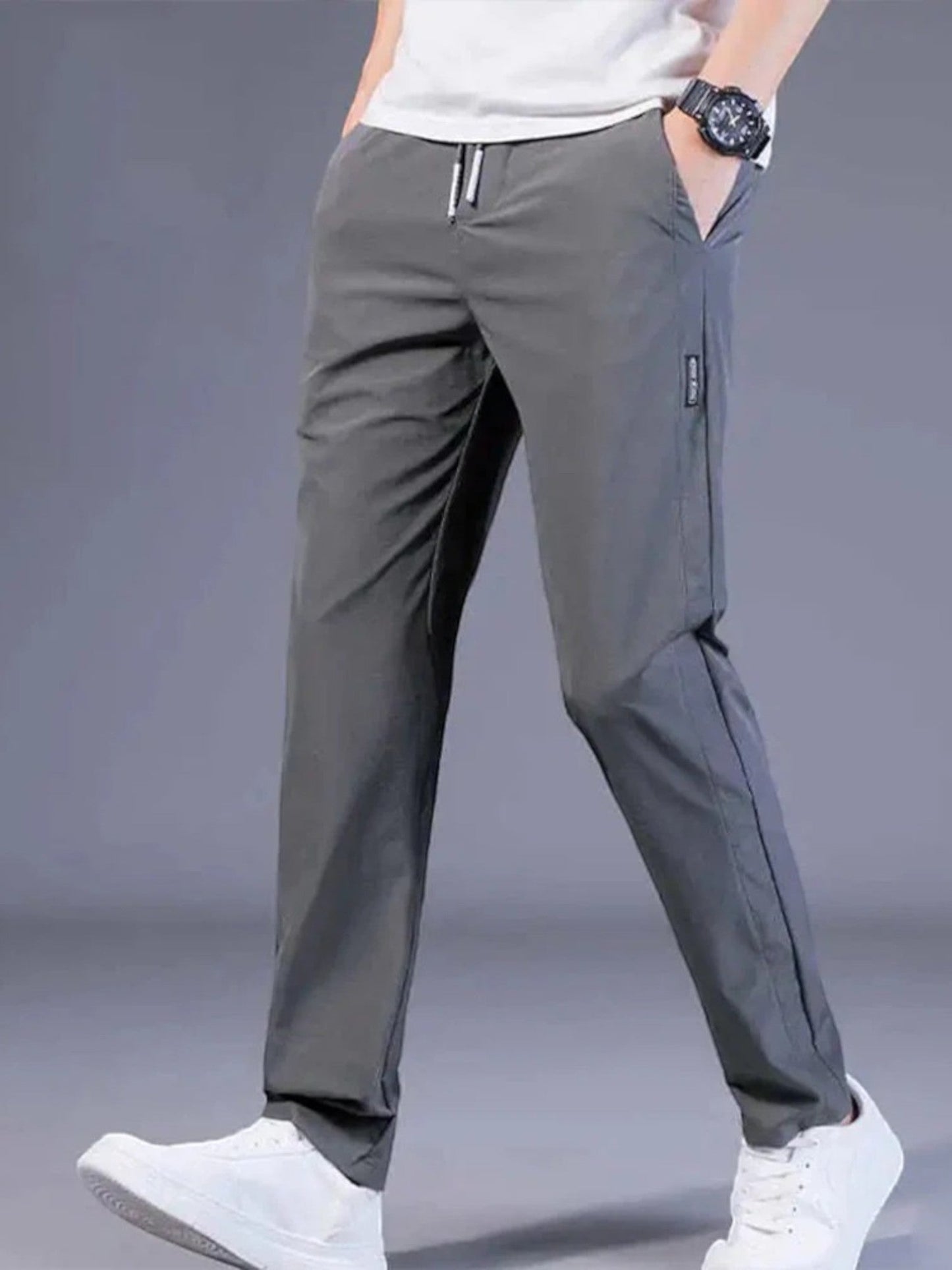 Tobias | Pantalon Décontracté Extensible Pour Homme | Long