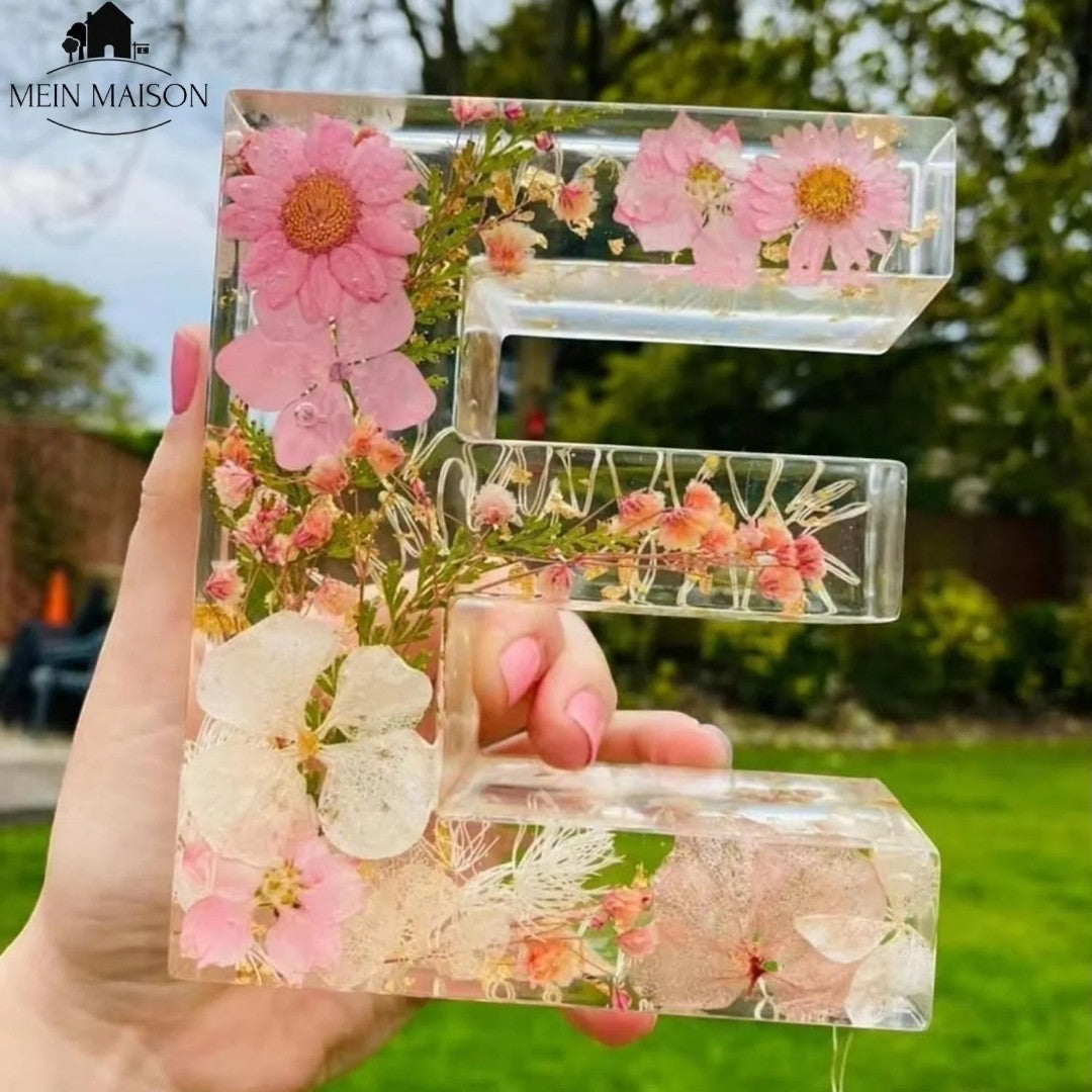 Lampe Fleur En Résine | Lettres Décoratives