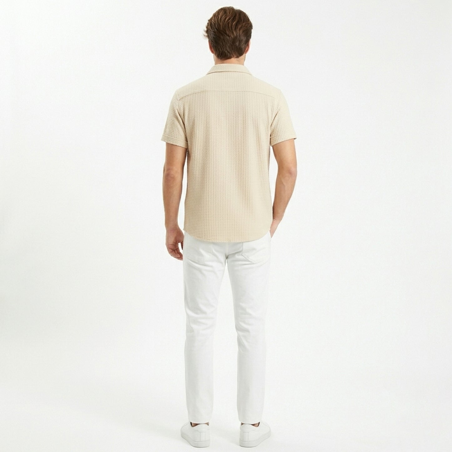 Chemise manches courtes en coton pour le printemps été