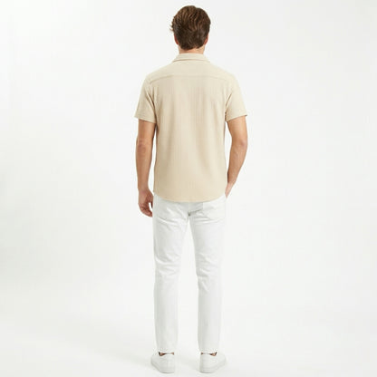 Chemise manches courtes en coton pour le printemps été