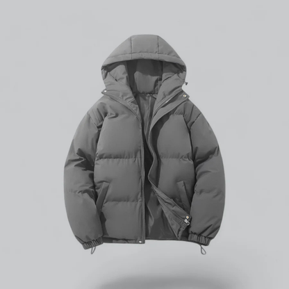 Doudoune Zippée À Capuche | Hiver