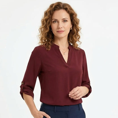 Chemisier femme coton manches courtes pour l’été