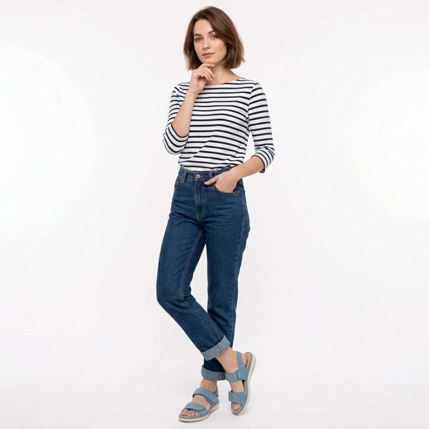 Sandales femme cuir printemps été confort semelle soutien voûte plantaire