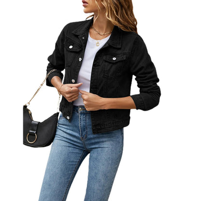 Veste En Jean Stylé Pour Femme | Poches Avant
