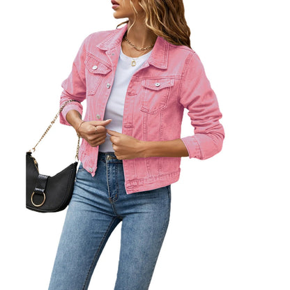 Veste En Jean Stylé Pour Femme | Poches Avant