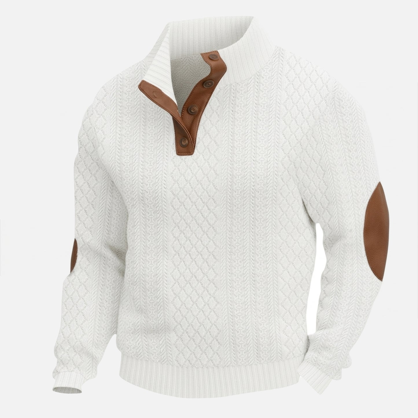 Chemise homme coton printemps automne chemise homme manches longues col montant