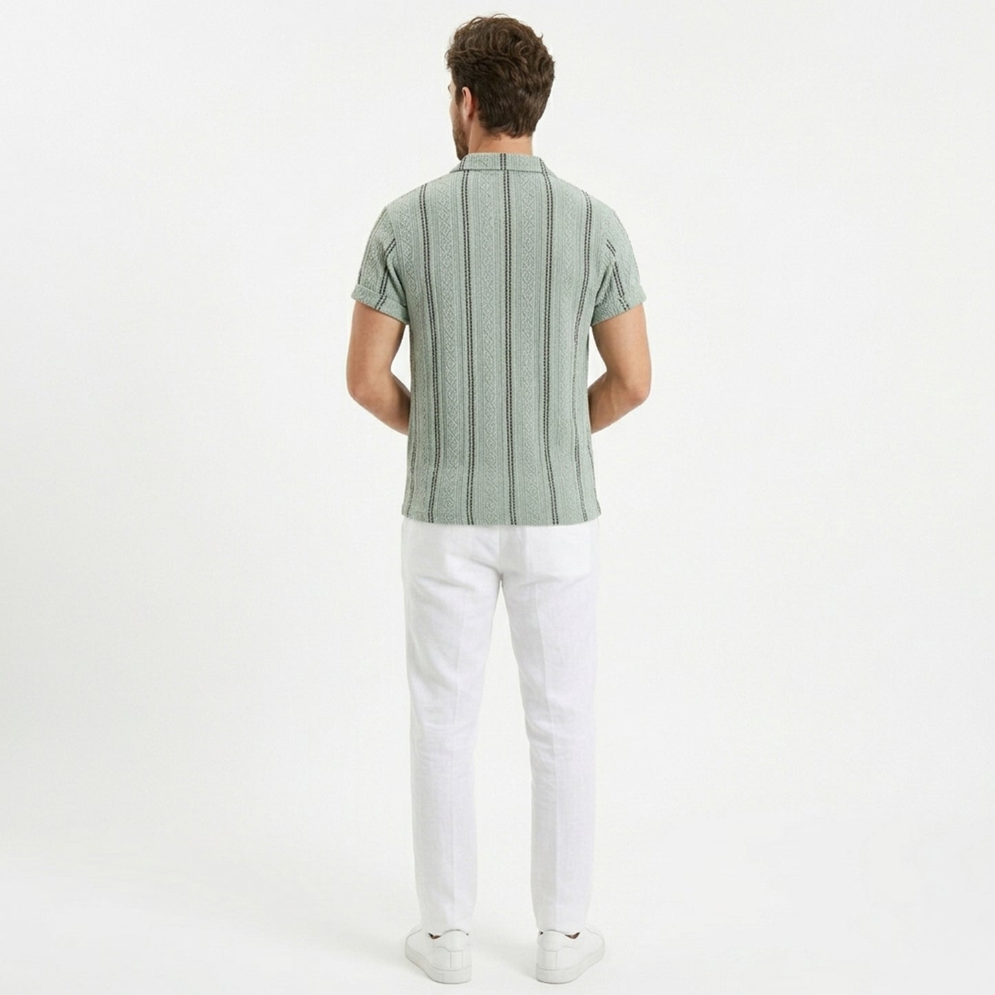 Chemise homme coton printemps été casual mode élégante régulière