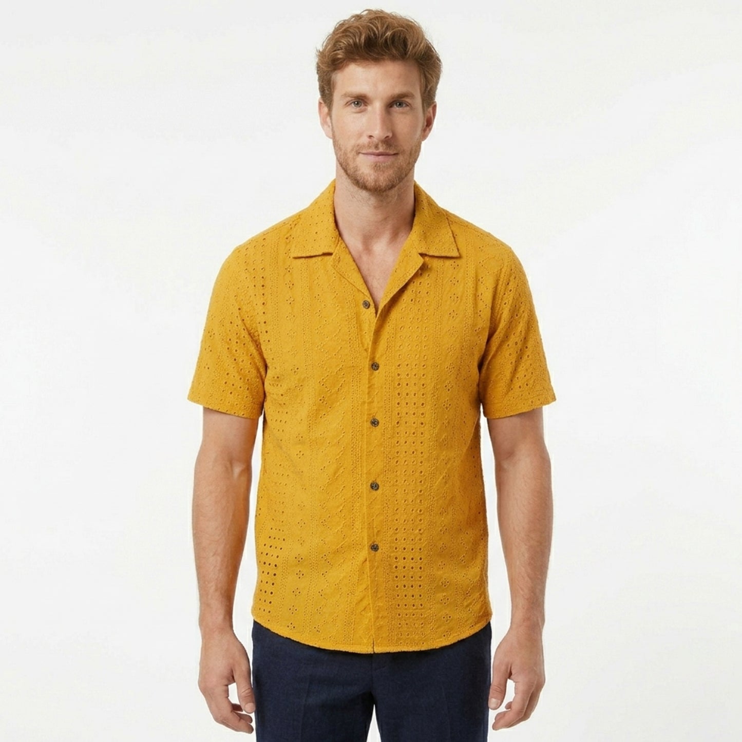 Chemise homme manches longues en coton pour le printemps été