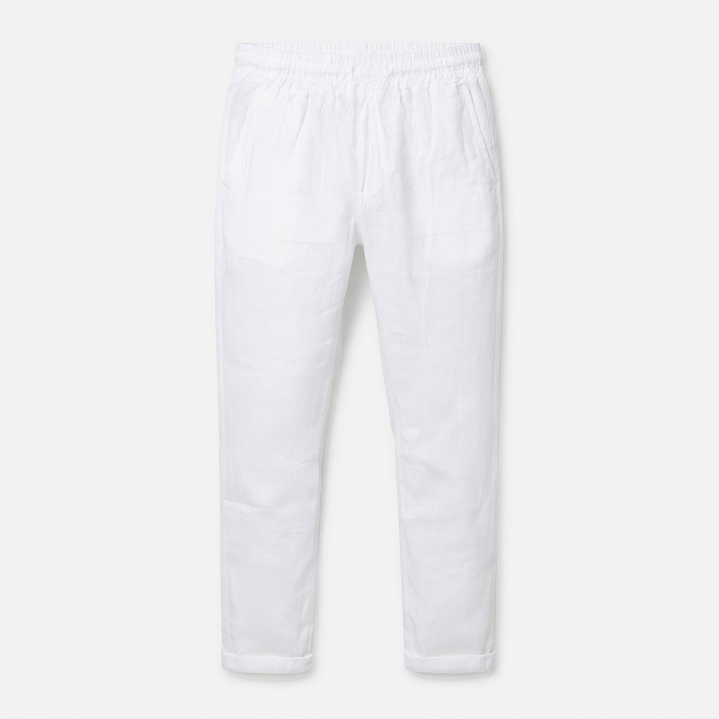 Pantalon homme coton été pantalon casual homme coupe droite pantalon sport homme