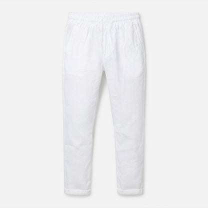 Pantalon homme coton été pantalon casual homme coupe droite pantalon sport homme