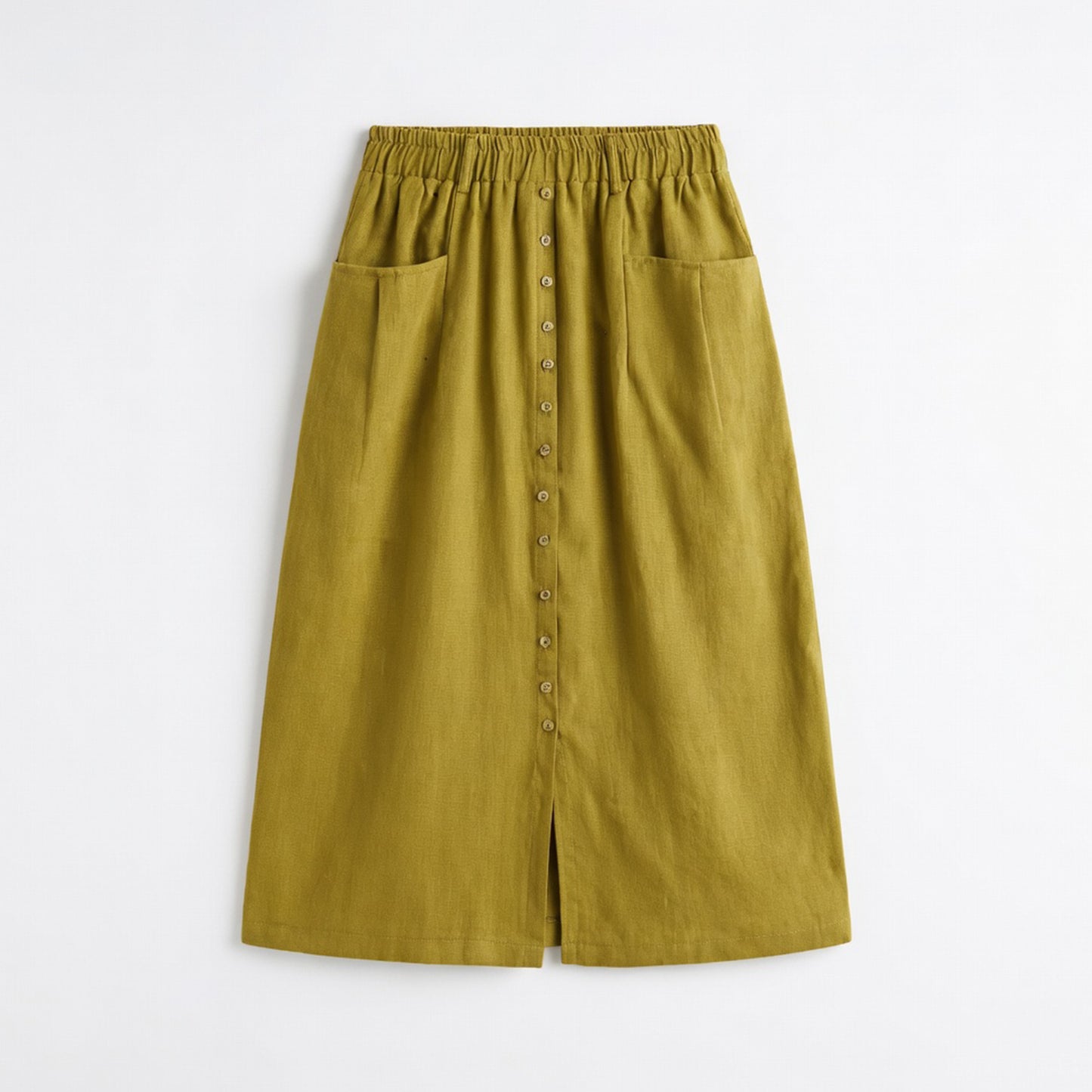 Jupe femme lin printemps été ample vintage décontractée légère