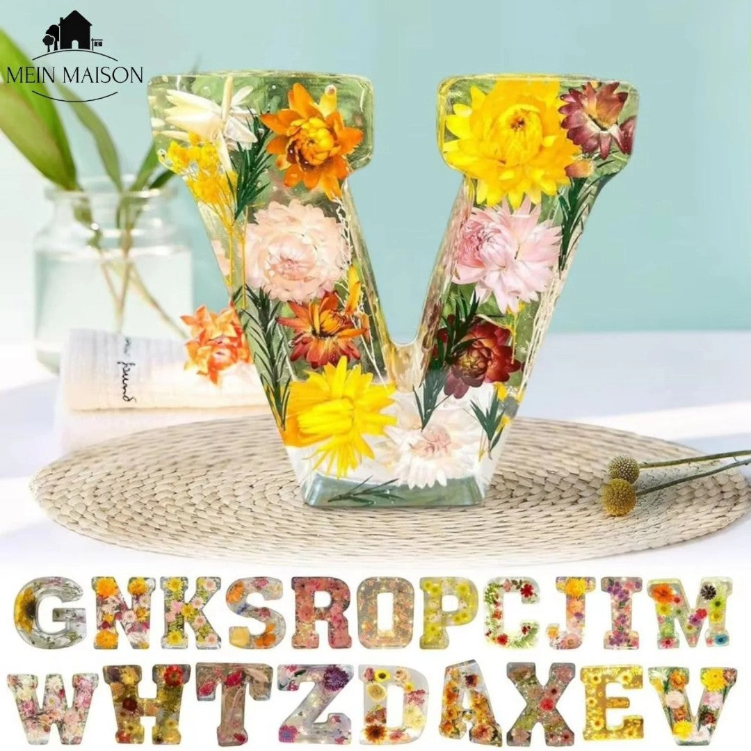 Lampe Fleur En Résine | Lettres Décoratives