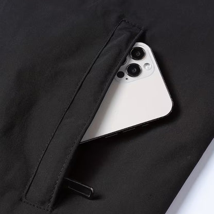 Veste homme col baseball en coton léger pour le printemps et l’automne