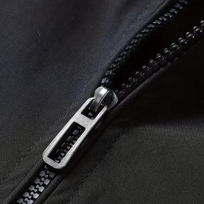 Veste homme col baseball en coton léger pour le printemps et l’automne