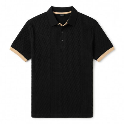 Polo homme coton été polo homme manches courtes col polo golf casual