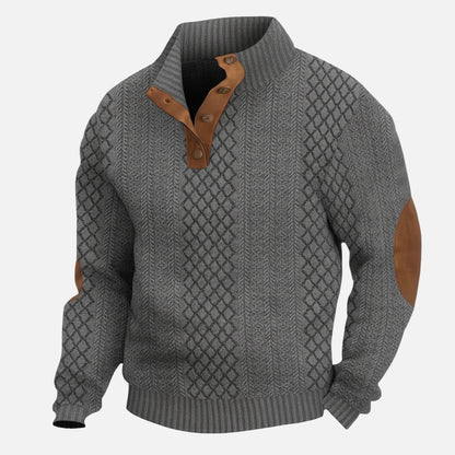 Chemise homme coton printemps automne chemise homme manches longues col montant