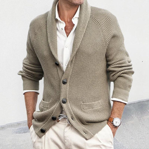 Cardigan Boutonné D'hiver Pour Homme | Avec Poche