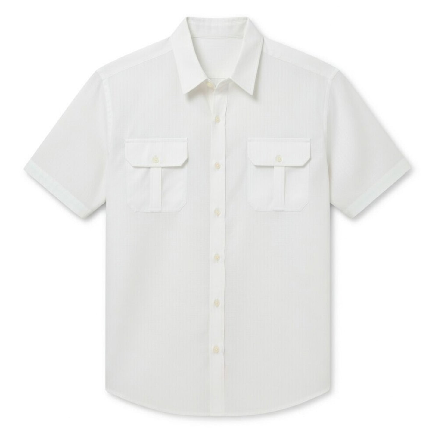 Chemise homme manches courtes en coton léger pour le printemps été