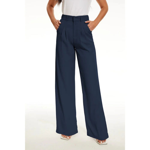 Liora | Pantalon Décontracté À Jambes Larges Pour Femme | Taille Haute
