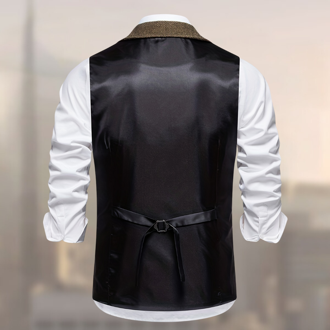Gilet Boutonné Sans Manches Pour Homme | Vintage