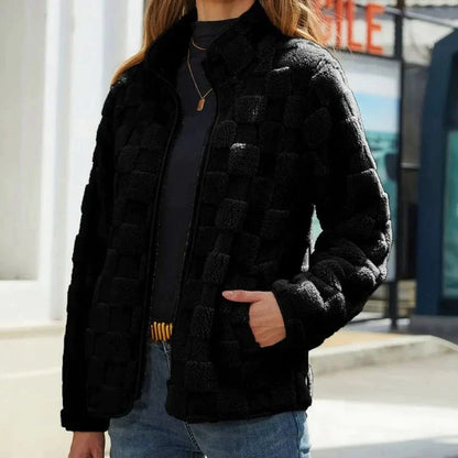 Veste Courte D’Hiver Pour Femme | Manches Longues