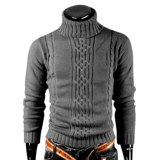 Pull Col Montant Et Manches Longues Pour Homme | Hiver