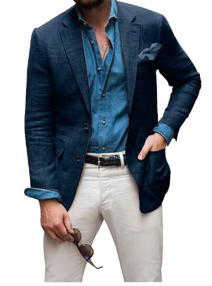Blazer Formel À Simple Boutonnage Pour Homme | Fermeture À Boutons