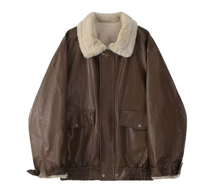 Veste En Cuir Pour Femme Pour L’Hiver | Oversize