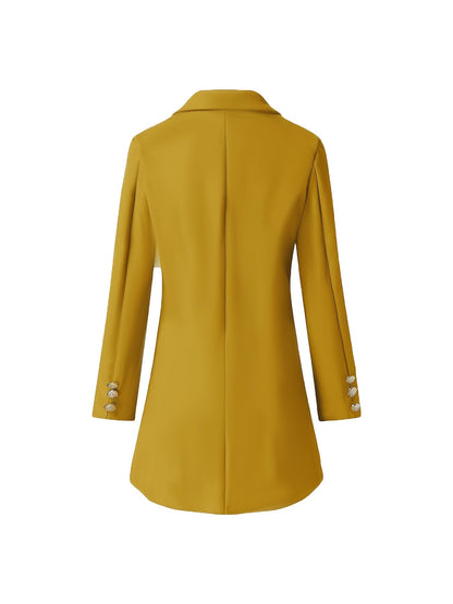 Manteau Long Boutonné Pour Femme | Automne