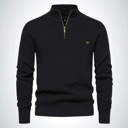 Pull côtelé décontracté à manches longues pour homme | Hiver