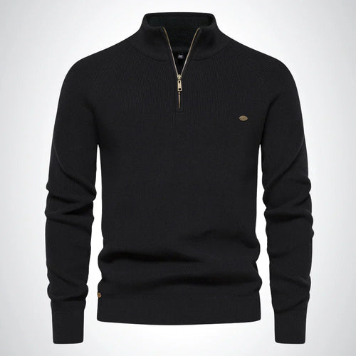 Pull côtelé décontracté à manches longues pour homme | Hiver