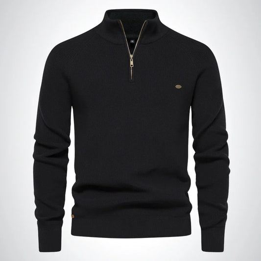 Pull côtelé décontracté à manches longues pour homme | Hiver