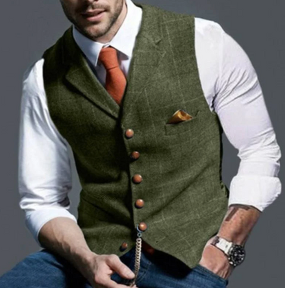 Gilet Sans Manches Pour Homme | Avec Boutons