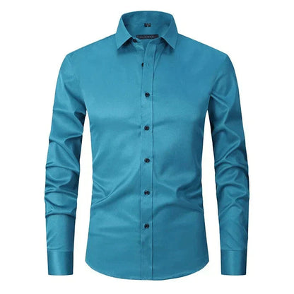 Chemise Formelle Sans Repassage Pour Homme | Haute Élasticité