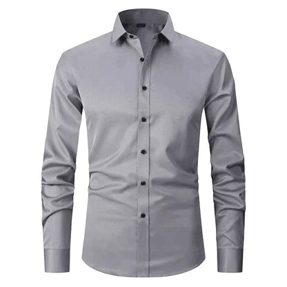 Chemise Formelle Sans Repassage Pour Homme | Haute Élasticité