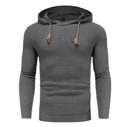 Sweat À Capuche Matelassé À Manches Longues Pour Homme | Hiver