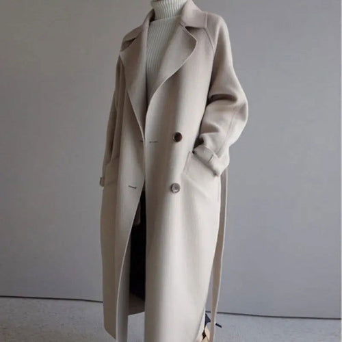 Long Trench D’hiver Pour Femme | Avec Poche