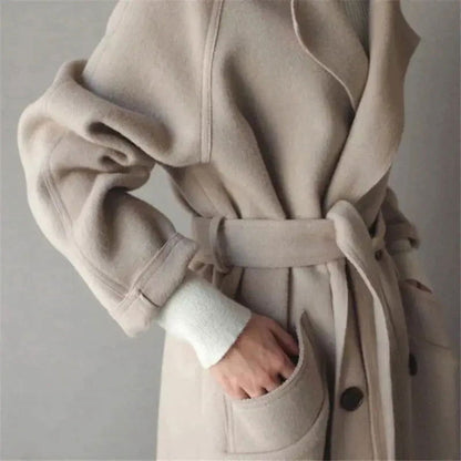 Long Trench D’hiver Pour Femme | Avec Poche