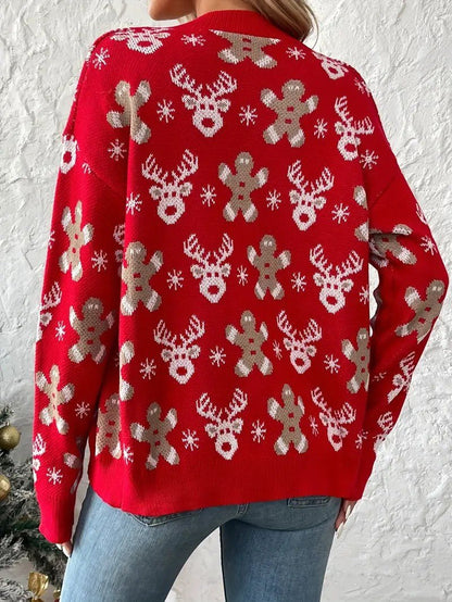 Cardigan Femme Festif – Douillet avec Motifs de Noël 3