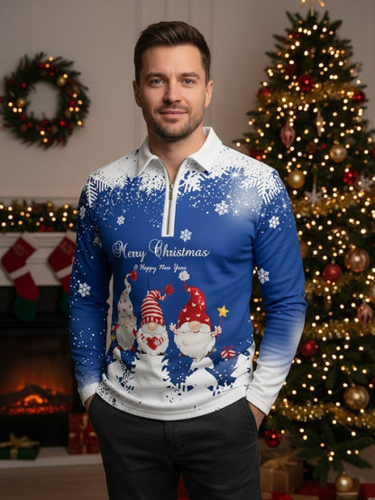 Chemise de Noël Homme - Confort et Style Festif pour Fêtes 0