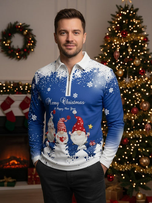 Chemise de Noël Homme - Confort et Style Festif pour Fêtes 0