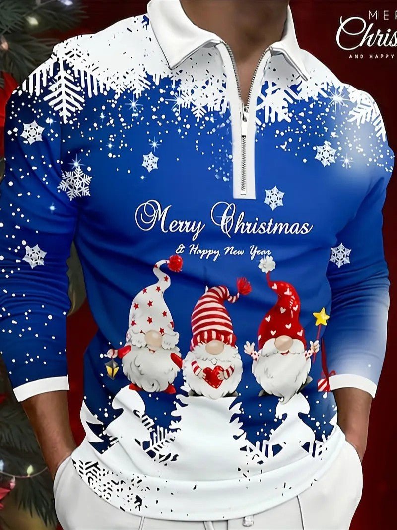 Chemise de Noël Homme - Confort et Style Festif pour Fêtes 1