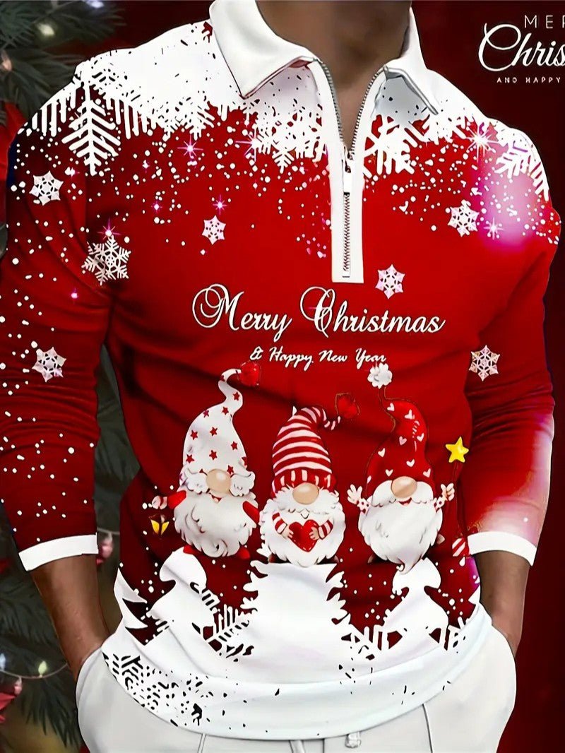 Chemise de Noël Homme - Confort et Style Festif pour Fêtes 9