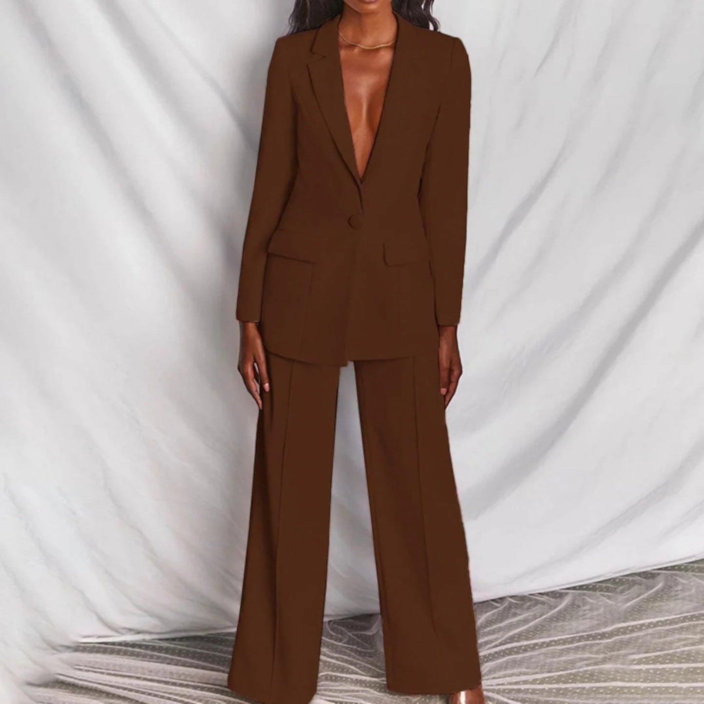 Leona | Ensemble Blazer Deux Pièces Chic Pour Femme