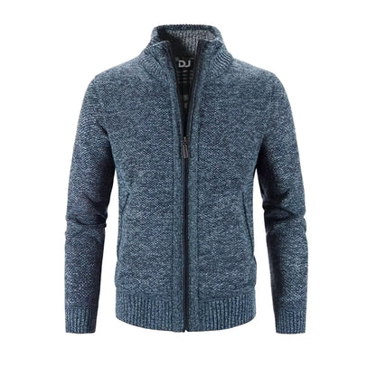 Cardigan Zippé À Col Montant Pour Homme | Hiver