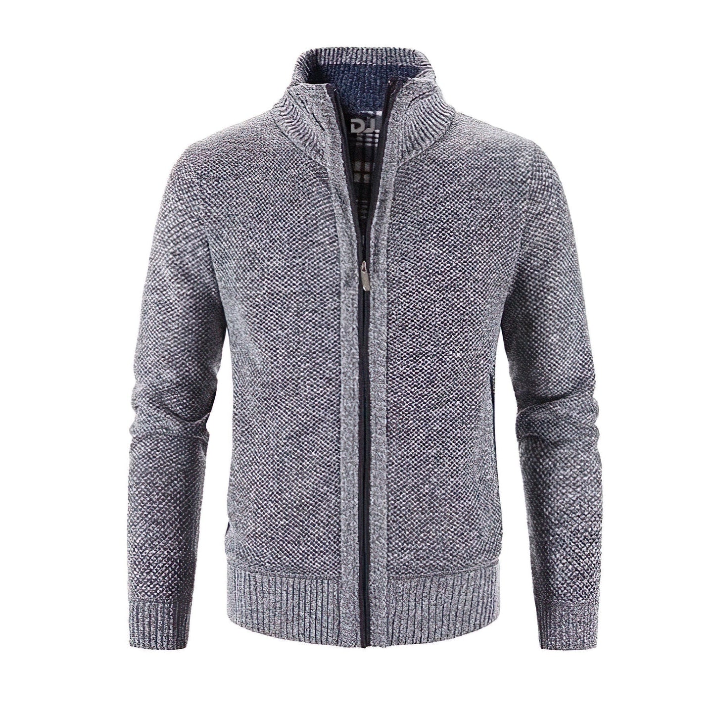 Cardigan Zippé À Col Montant Pour Homme | Hiver