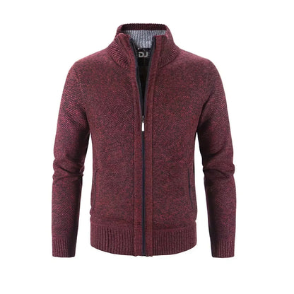 Cardigan Zippé À Col Montant Pour Homme | Hiver